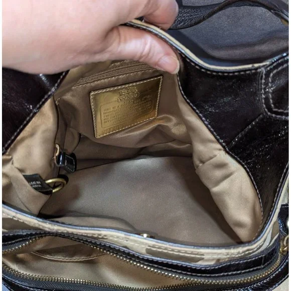 Coach Beige Handbag - Picture 3 of 11